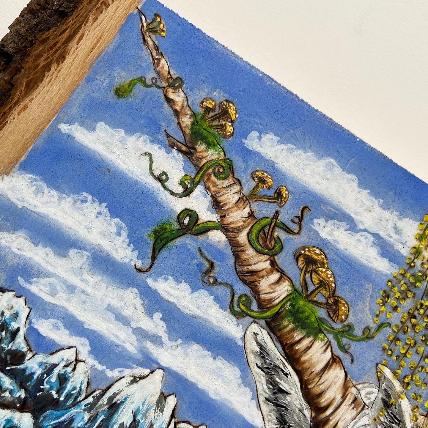 At the Forest's Edge - Original Pyrography
