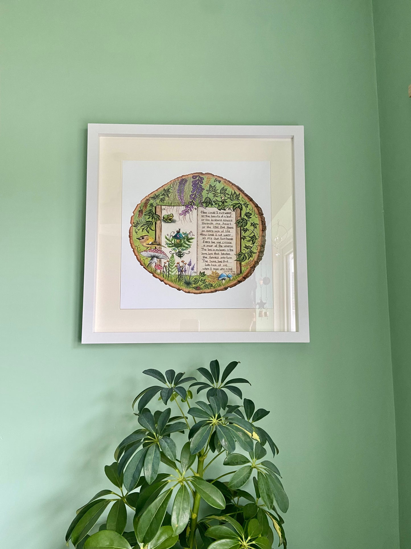 Beauty Of A Leaf 12x12 Giclee Print