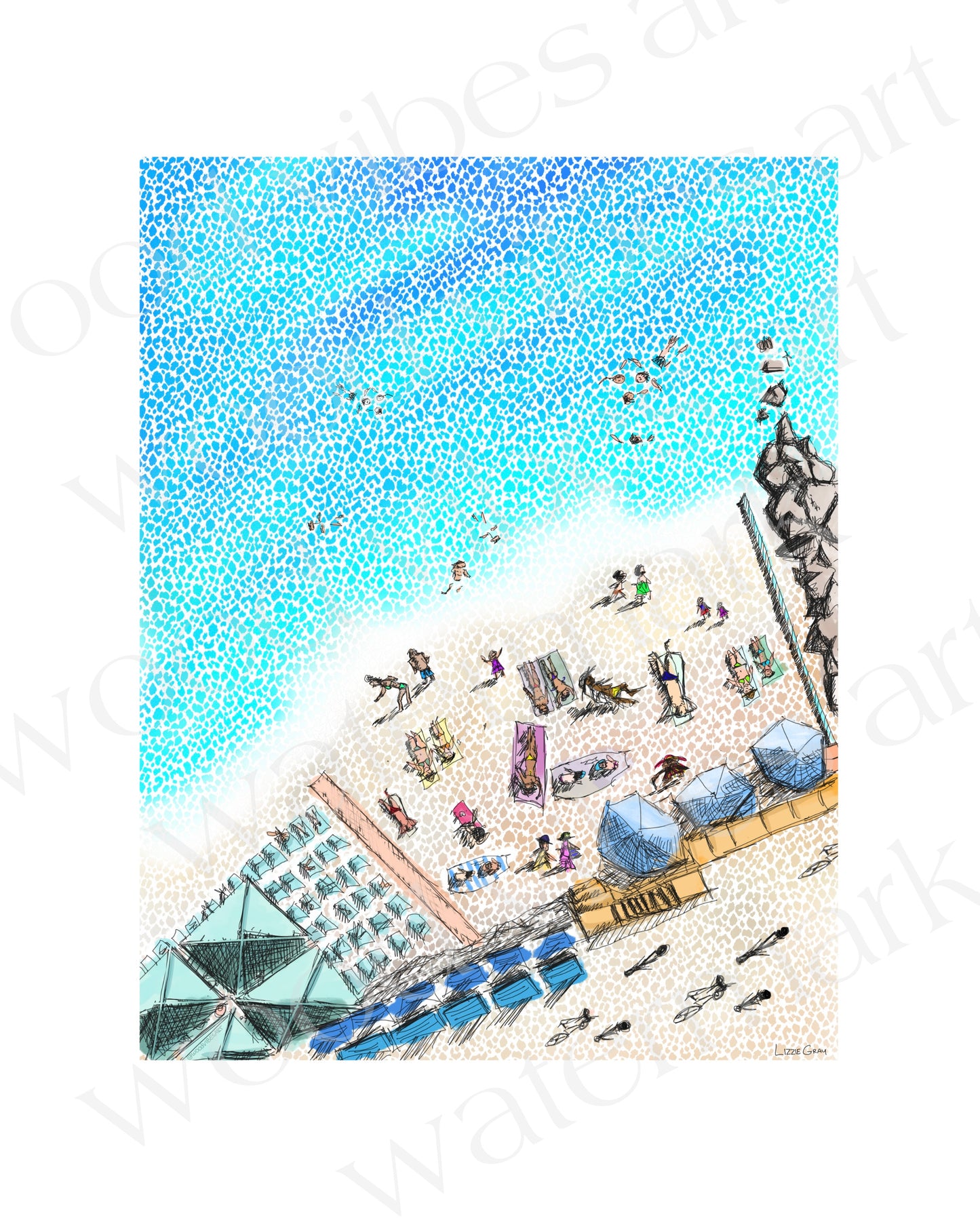 Nice Memories 8x10 Print with hangers