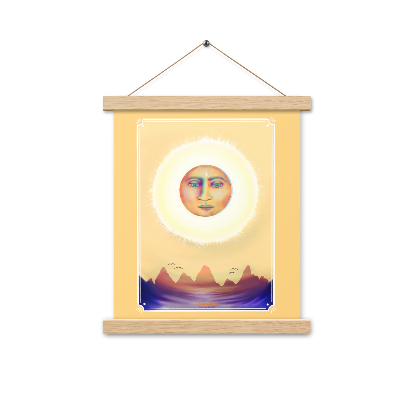 The Song Of The Sun (Artwork Only) Print with hangers