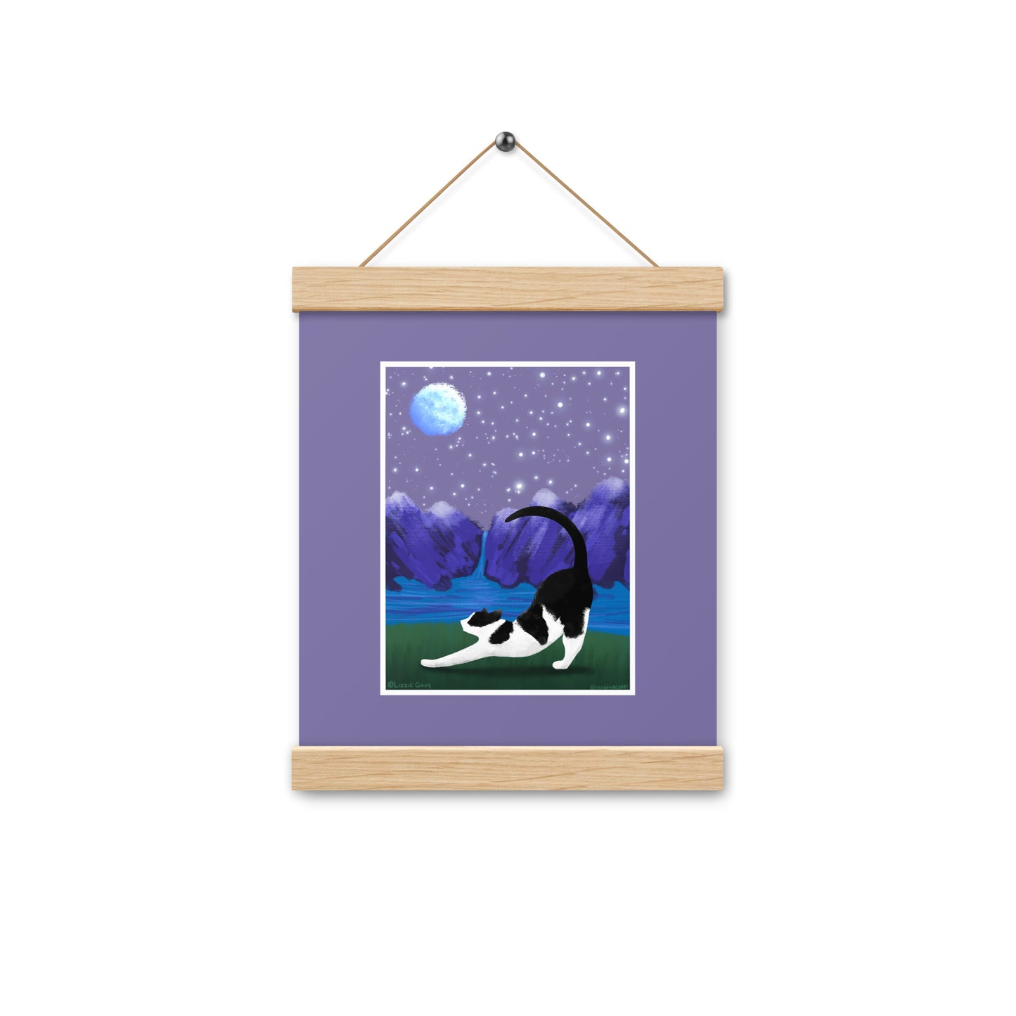 Moonlight Stretch 8x10 Print with hangers