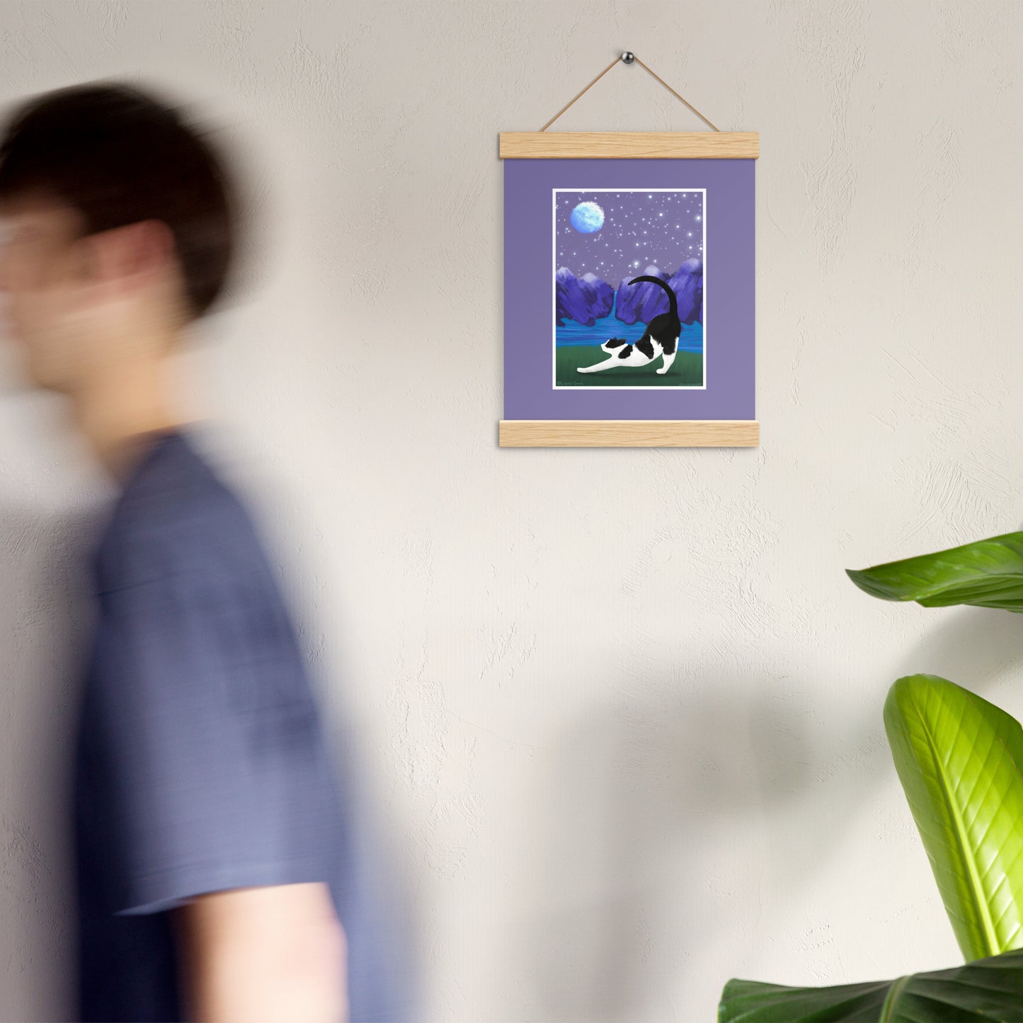 Moonlight Stretch 8x10 Print with hangers
