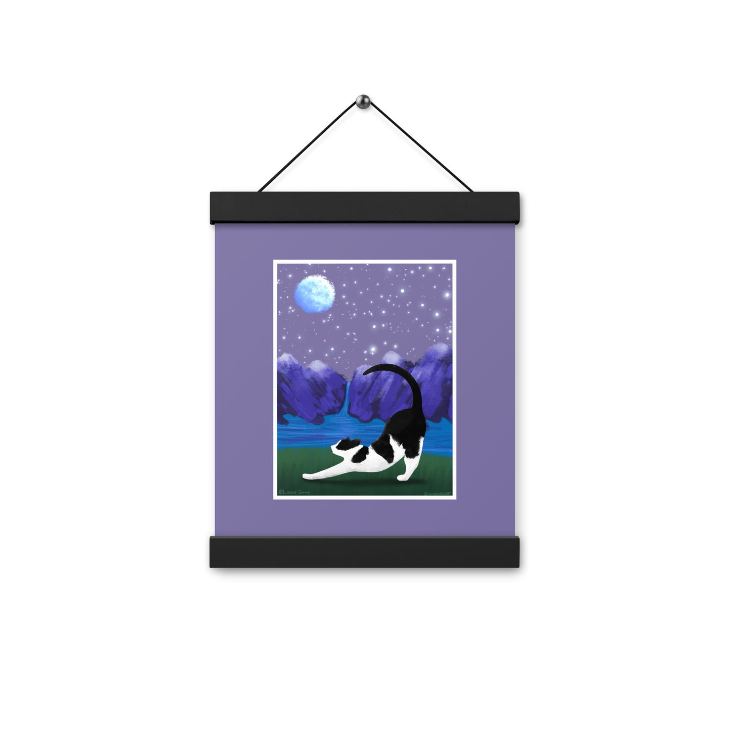 Moonlight Stretch 8x10 Print with hangers