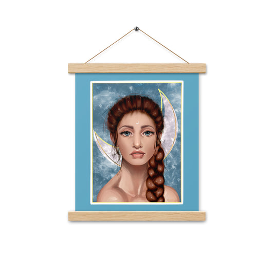 Moon Goddess Print with hangers