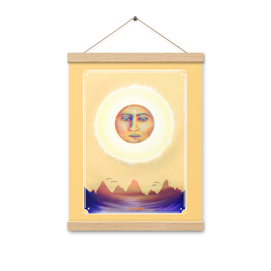 The Song Of The Sun (Artwork Only) Print with hangers