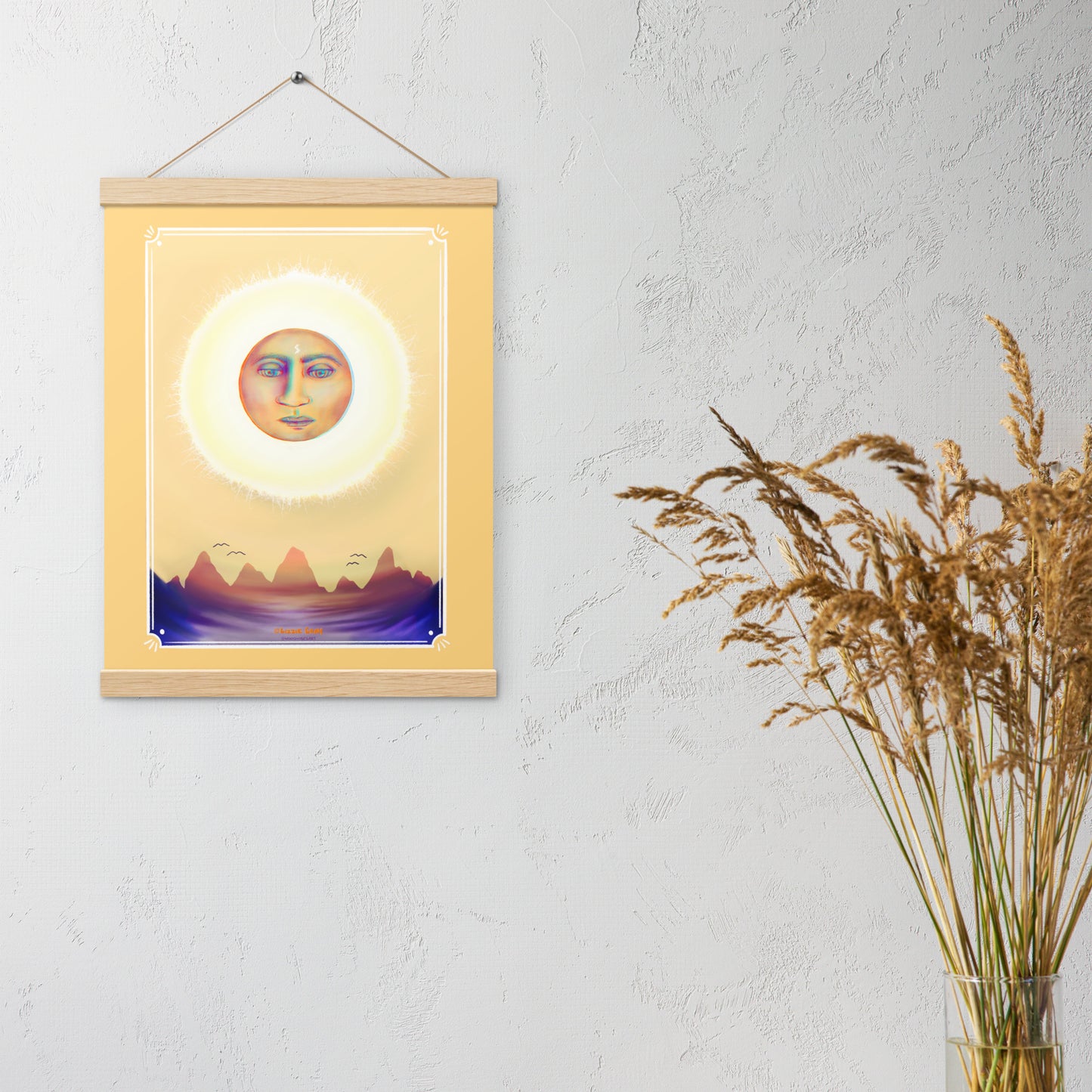 The Song Of The Sun (Artwork Only) Print with hangers