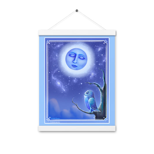 Whispers Of The Moon (Artwork Only) Print with hangers